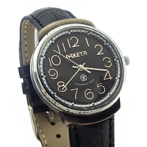 Raketa Watch Mechanical Men&#39;s Wristwatches Classic Vintage USSR watch