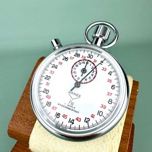 Vintage Arnex Swiss Stopwatch – 1/10 Second, 7 Jewels Mechanical Timer