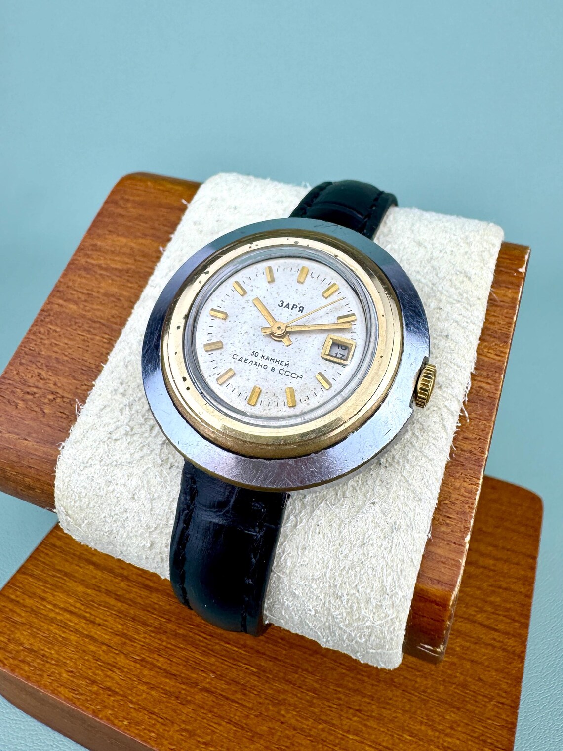 Zaria Automatic Mechanical Women's Wristwatches Classic Vintage Lady Watch ZARJA, photo 2 sur 5