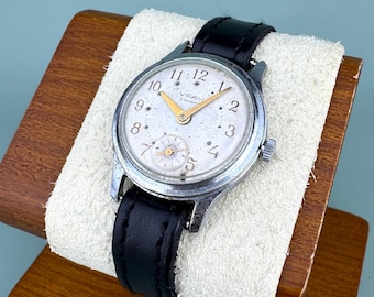 URAN Soviet Vintage Mechanical men Wristwatch Watch Antique USSR ChCHZ