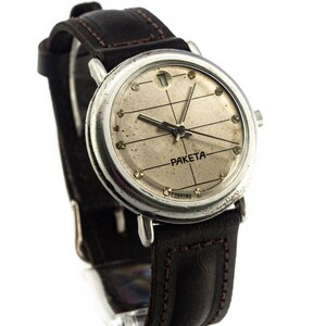 Raketa Watch Mechanical Men&#39;s Wristwatches Classic Vintage USSR watch