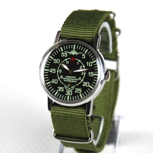 POBEDA PILOT Mechanical men&#39;s wristwatches  Vintage watch Aviation watch