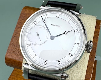 Reloj de pulsera mecánico estilo URSS para hombre MOLNIJA 3602