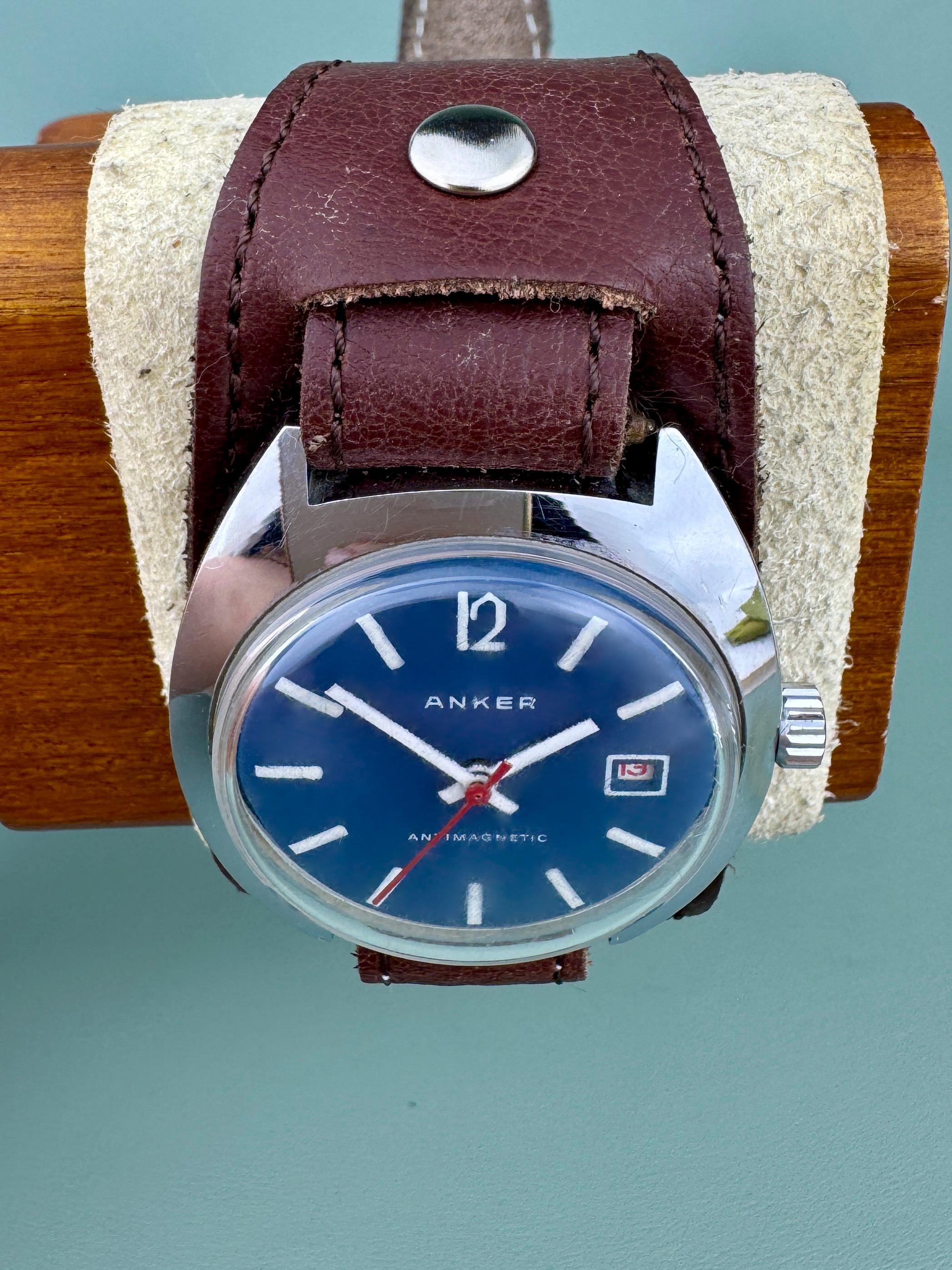 ANKER Antimagnetic Vintage Mechanical Wristwatch Men Classic Watch - Etsy
