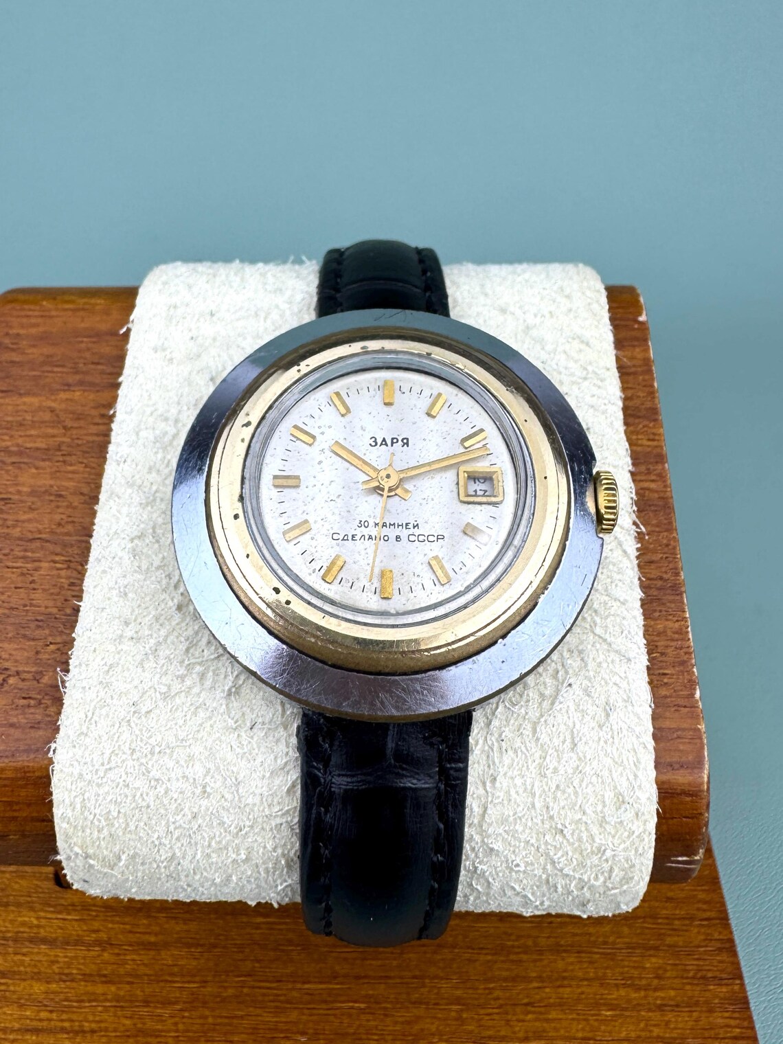 Zaria Automatic Mechanical Women's Wristwatches Classic Vintage Lady Watch ZARJA, photo 3 sur 5