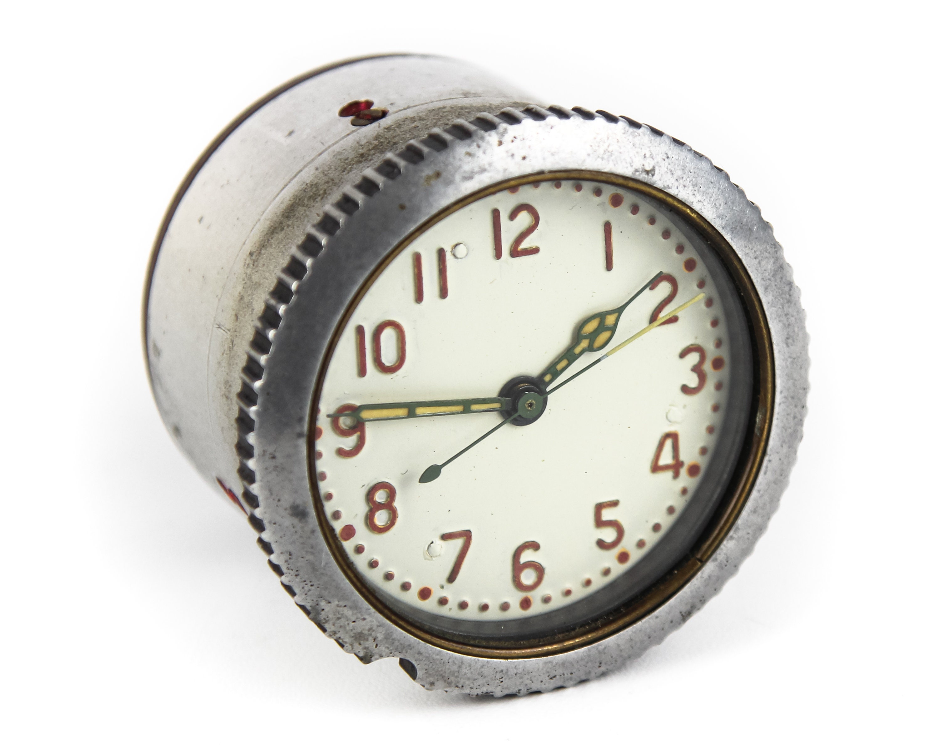 Soviet Mechanical Tank Panel Watch Desk Clock Stopwatch Time AVRM 5