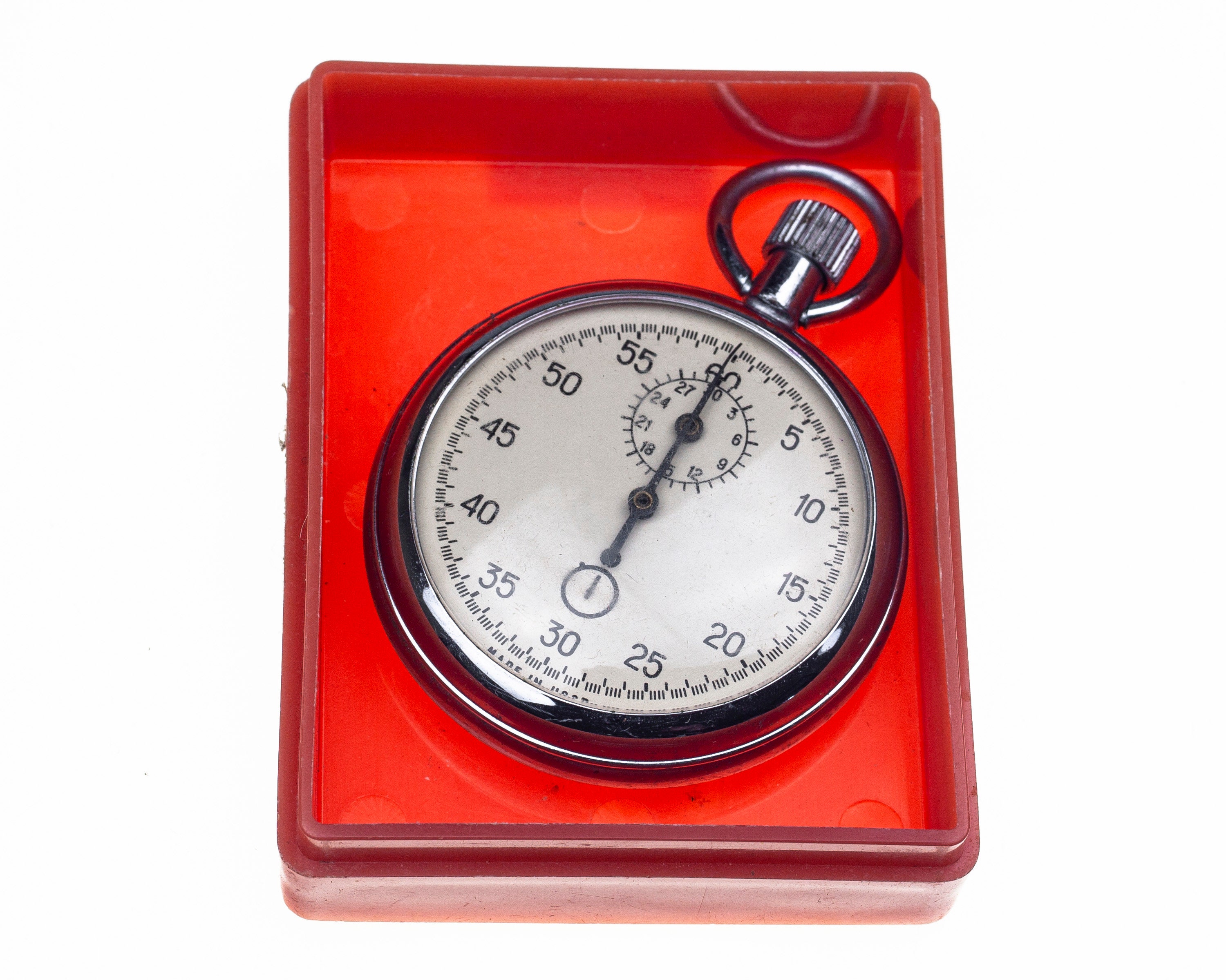 AGAT Soviet Vintage Stopwatch Mechanical Chronometer Chronograph Antique  USSR Russia Watch Russian Watch Montre Uhr Reloj Zegarek 
