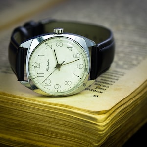 Raketa Watch Mechanical Men&#39;s Wristwatches Classic Vintage USSR watch