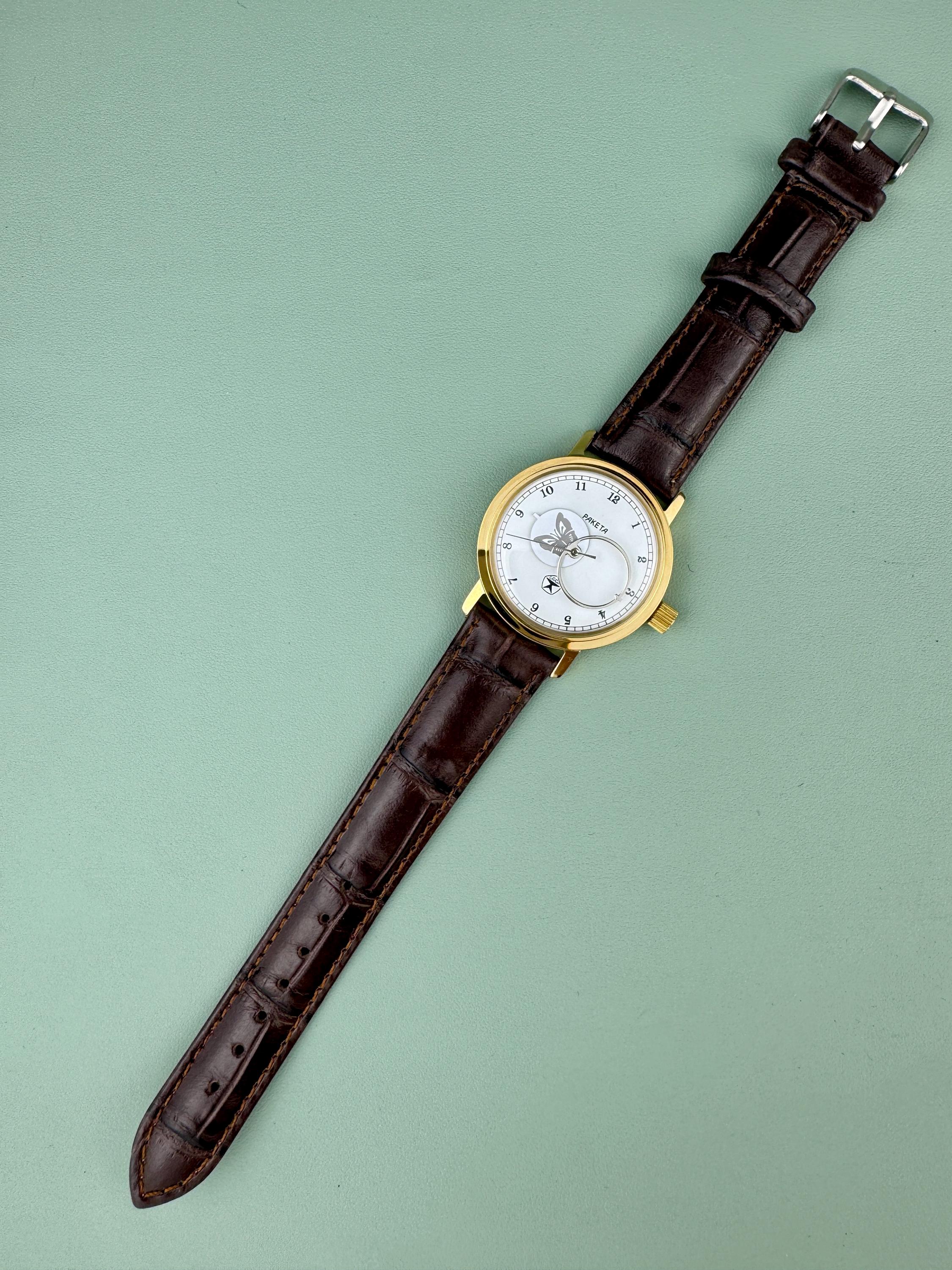 Montre Mécanique Sovietique Vintage Raketa Copernic (Copernicus) - Années 1970 - Fonctionnelle Et Rare