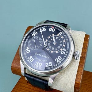 Mechanical wriswatch Molniya Regulator Vintage men's watch Regulateur Molnija 3602