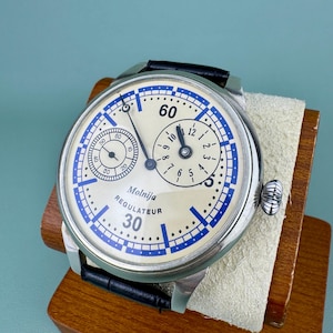Mechanical wriswatches Molniya Regulator Vintage men's watch Regulateur Molnija 3602