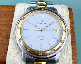 CANDINO Automanic Schweizer Uhr Mechanische Vintage Armbanduhr