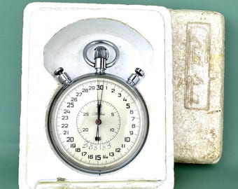 Cronômetro mecânico Retro Slava – Cronômetro esportivo da União Soviética, colecionável da URSS
