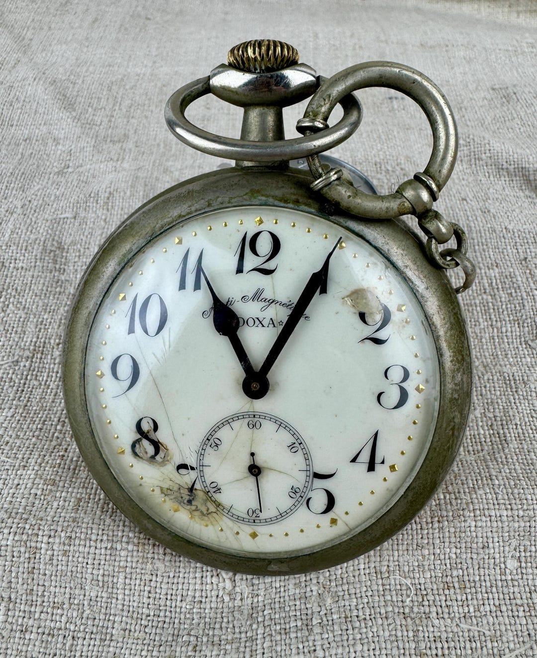 DOXA Hors Concours Vintage Mechanical Pocket Watch Antique LIEGE