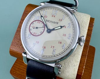 Relógio de pulso mecânico masculino MOLNIJA, elegante e vintage, modelo 3602.