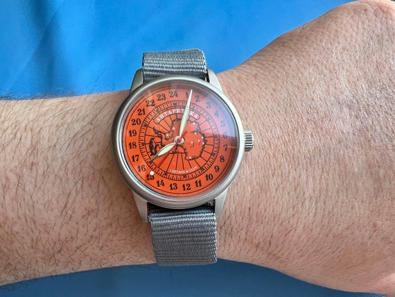 Raketa Polar Armbanduhr 24 Vintage Russische Sowjetunion Herrenuhr