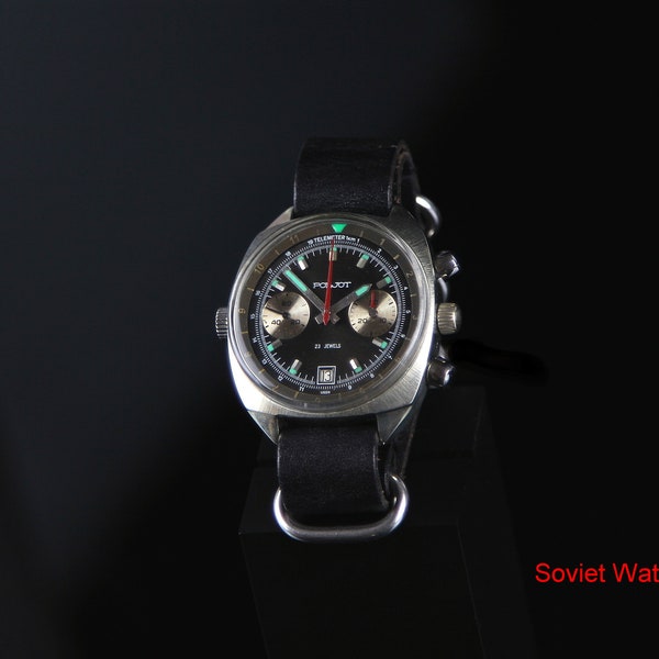 Soviet Watch POLJOT Chronograph USSR Vintage Wristwatches USSR