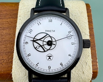 Radziecki zegarek Raketa COPERNICUS Gotycki zegarek mechaniczny vintage na rękę męski