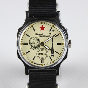 Mechanical men&#39;s wristwatches POBEDA Aviation  watch YURI GAGARIN