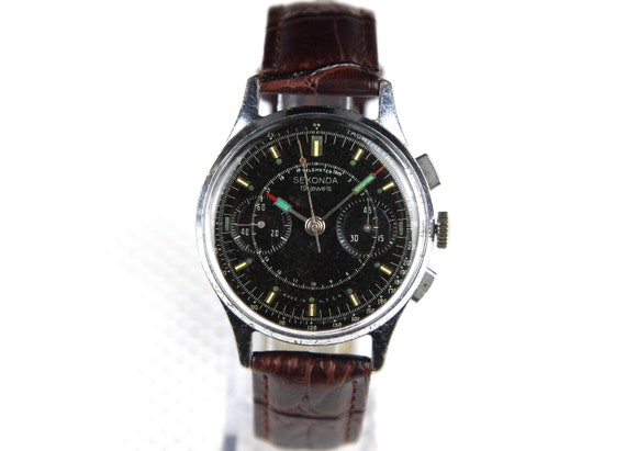 Uhr Poljot SEKONDA Chronograph Chronometer UdSSR Etsy