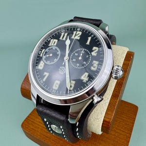 Soviet Chronograph SLAVA Wristwatch men watch 2Chz Big watch image 2