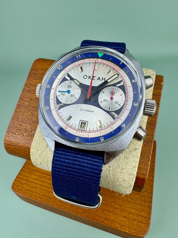 Poljot OCEAN Chronograph 3133 – Vintage Soviet Navy Military Pilot Watch  USSR