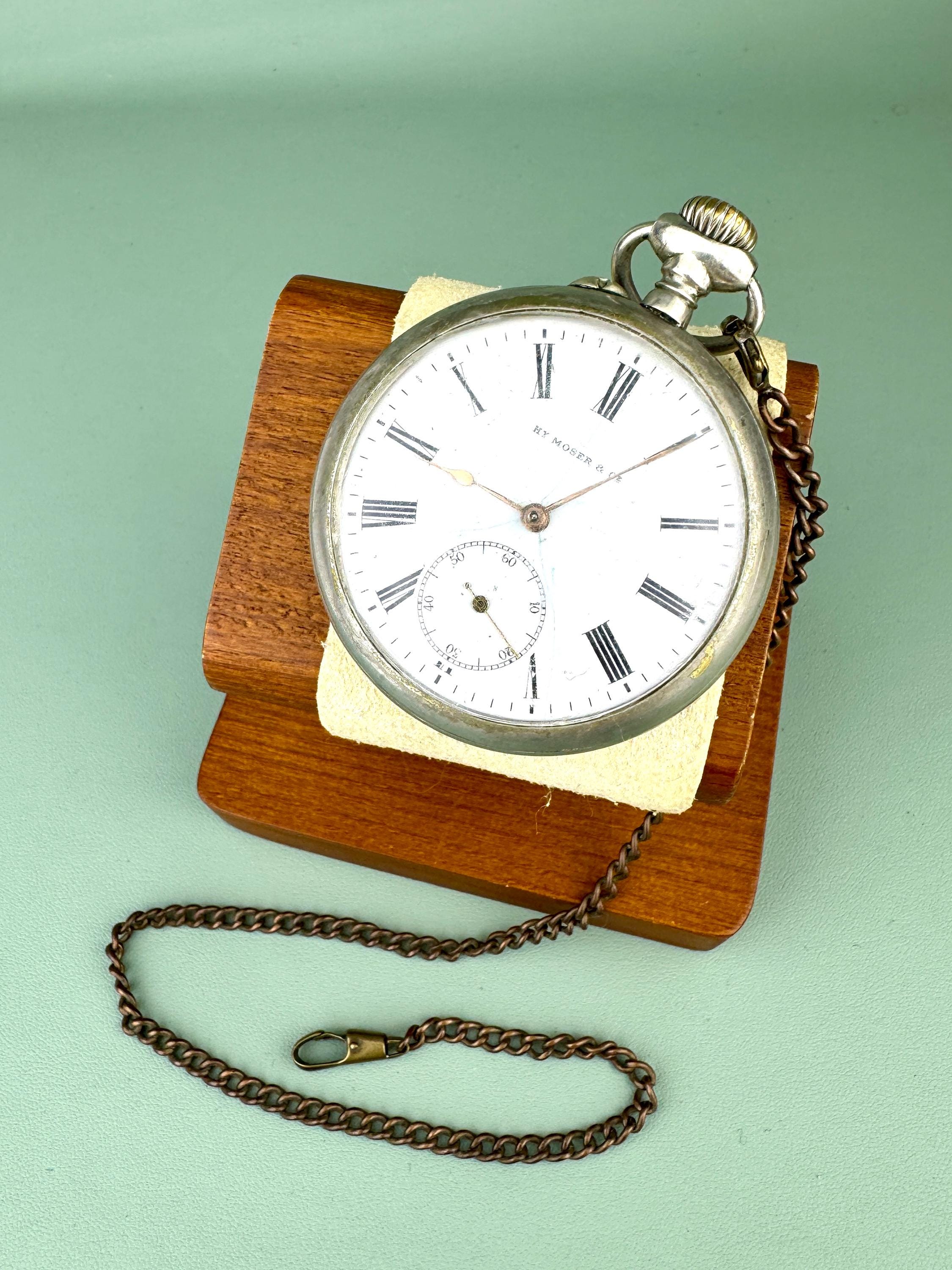 Buy Swiss Pocket Watch Hy Moser Cie Vintage Qualite Lepine 20700
