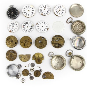Old Vintage Pocket Watch under restoration