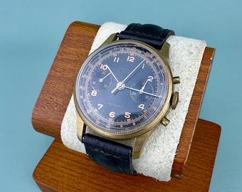 Swiss Suisse Titus Geneve vintage mechanical chronometer chronograph wristwatch watch antique