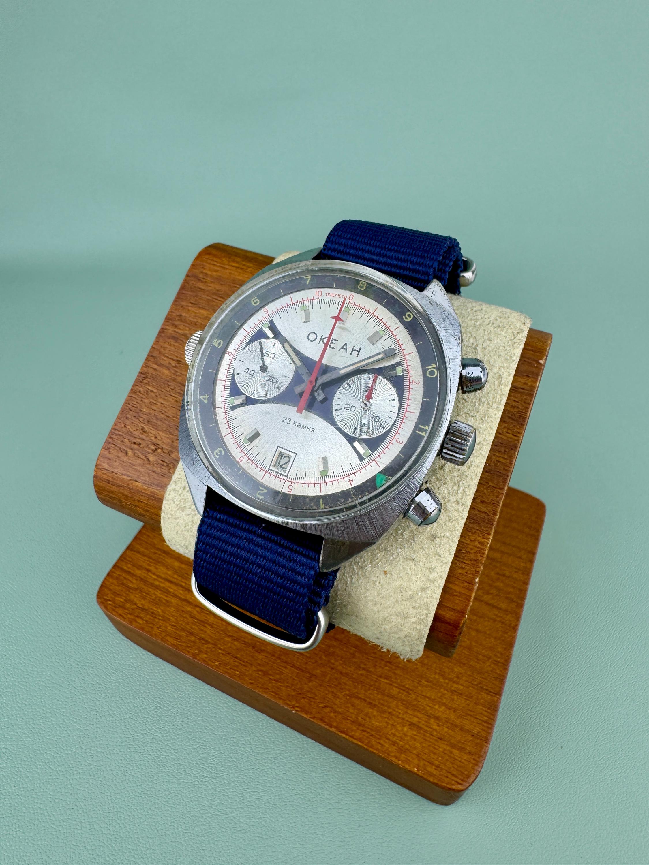 Poljot OCEAN Chronograph 3133 – Vintage Soviet Navy Military Pilot