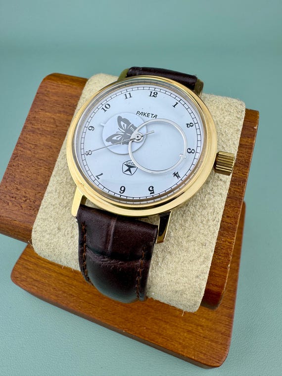 Montre Vintage Raketa Copernicus (2609) - Mécanique Manuelle - Phase De Lune - Restaurée - Garantie 6 Mois