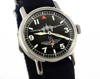 Reloj de pulsera mecánico soviético Pobeda Pilot Navigator Sturmanskie para hombre, reloj militar vintage de la URSS