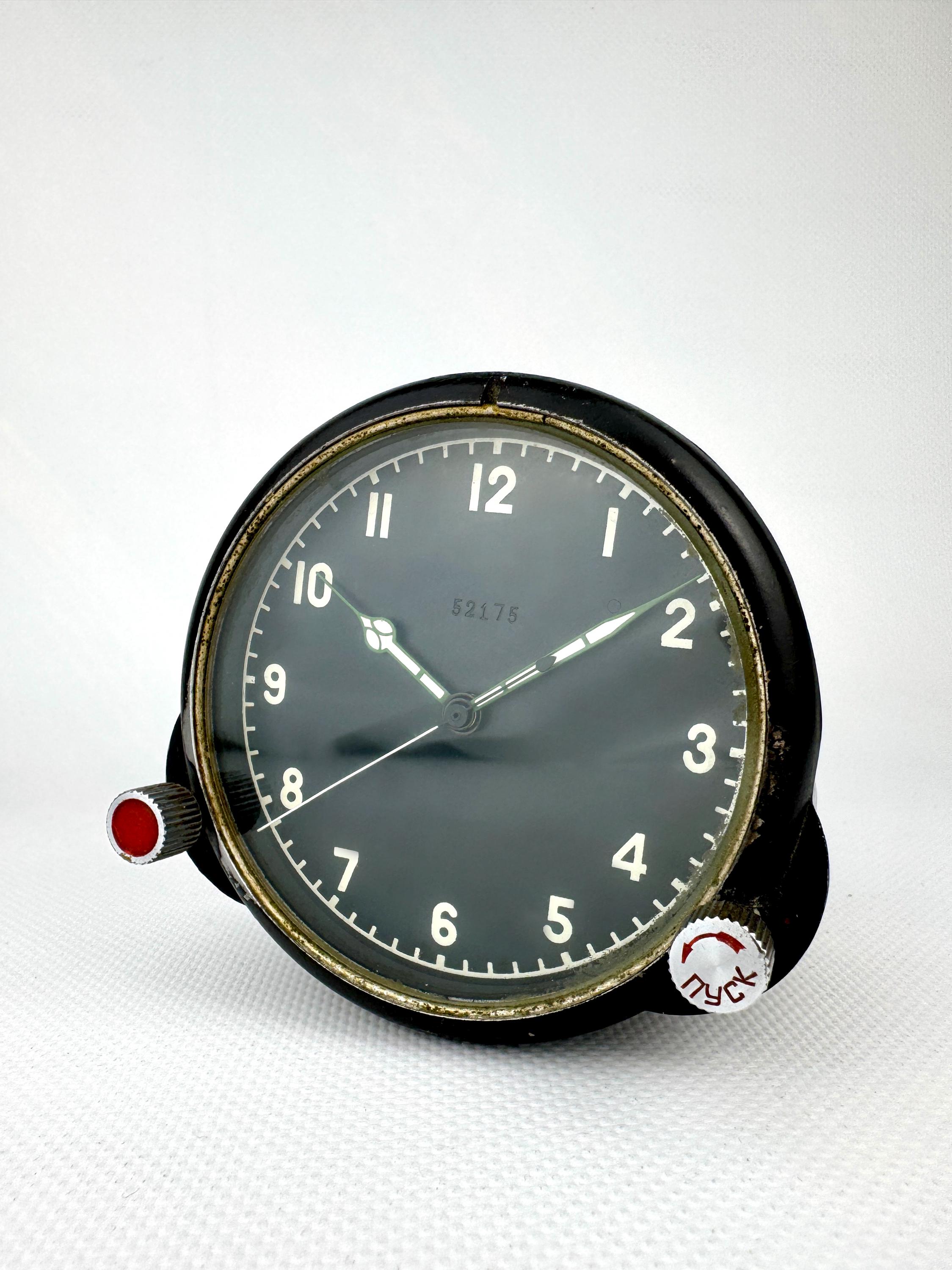 OROLOGIO DA AVIAZIONE meccanico Orologio Cronometro Tempo Vola