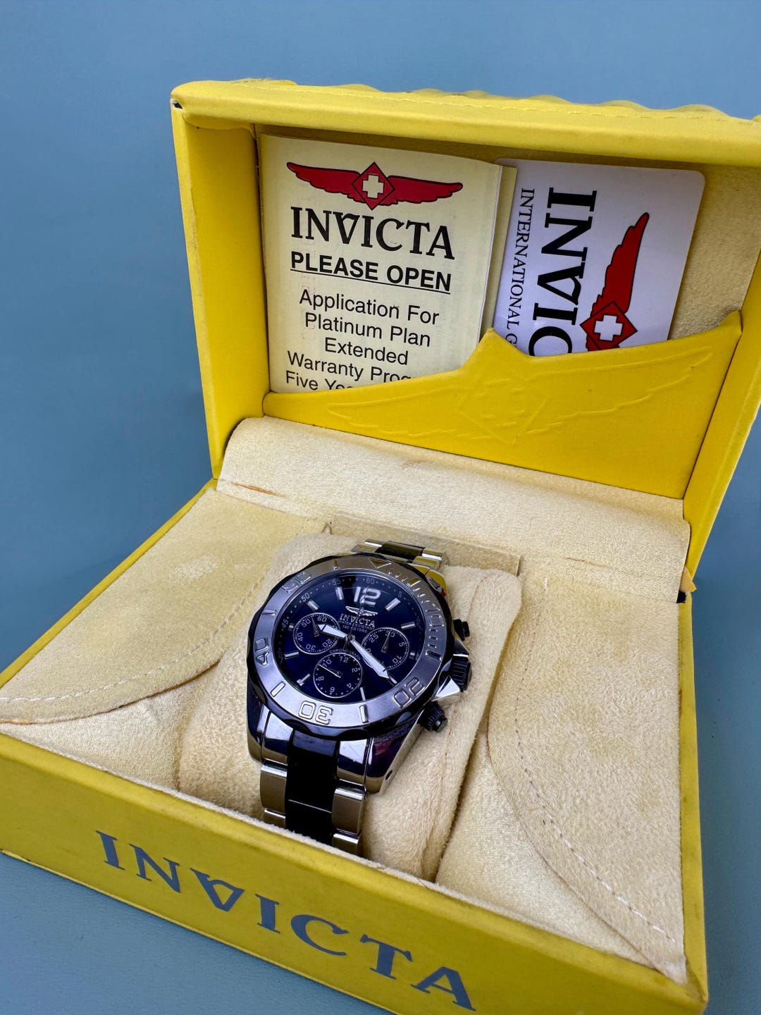 Invicta Chronograph Mit Kautschukarmband Invicta Pro Diver