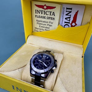 INVICTA Swiss Mechanical Chronometer Chronograph Wristwatches model 4728