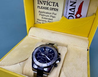 INVICTA Swiss Mechanical Chronometer Chronograph Wristwatches model 4728