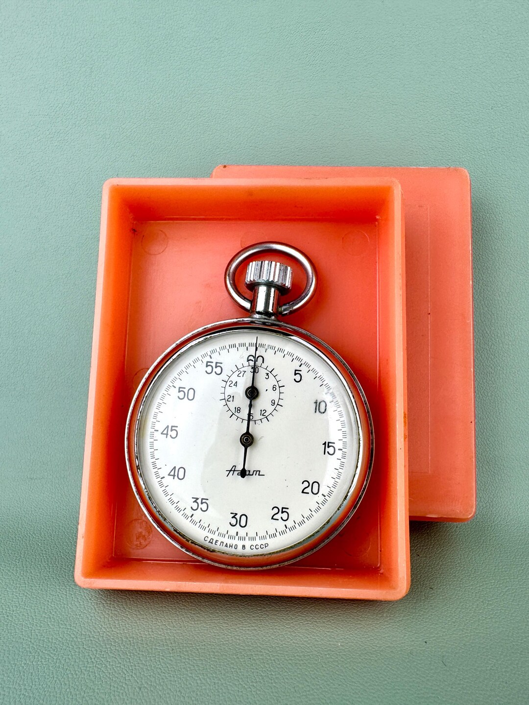 AGAT Russische Vintage Stoppuhr Mechanischer Sporttimer Sporttimer