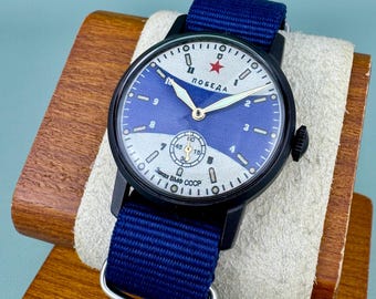 POBEDA Navy Mechanical men's wristwatch Classic watch Vintage watch ZIM