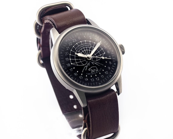 Raketa 24 Polar Soviet Rare Wristwatches Vintage R