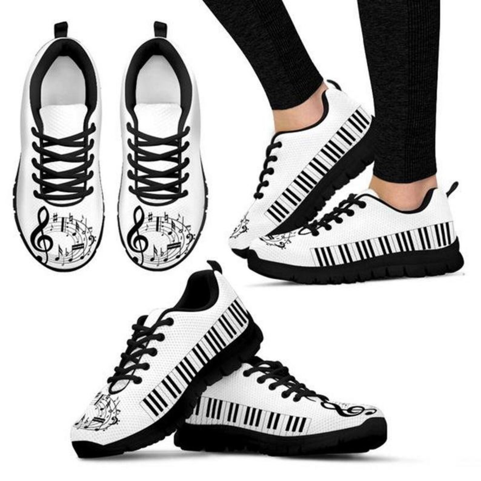 Music Lovers Fashion Sneakers Womens Shoes Sneaker Shoes Etsy