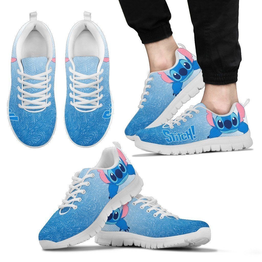 Stitch disney shoes sneakersCustom Hype beast Athletic Run Etsy