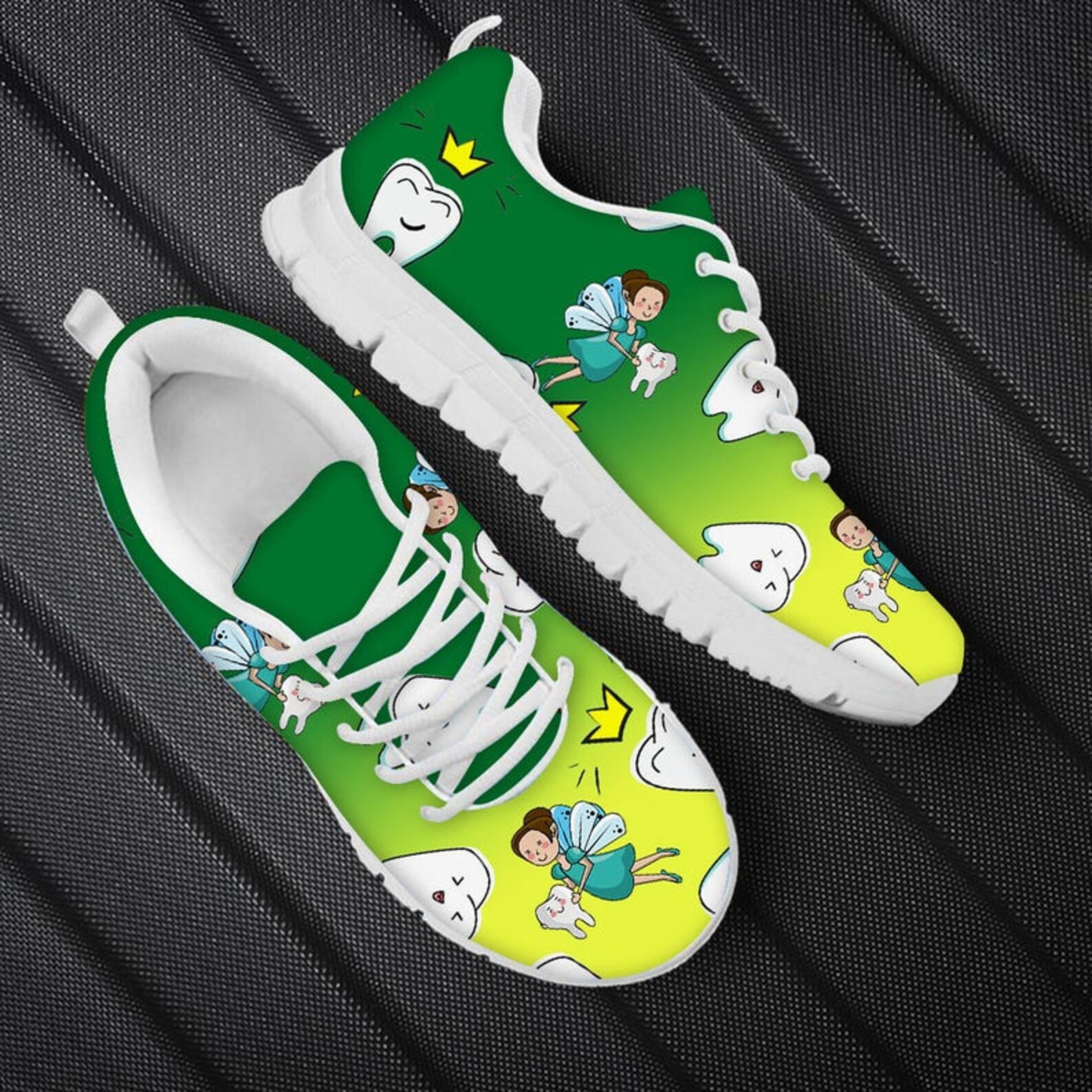 Custom multi color women dentist shoes personalized trainers Etsy