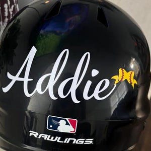 Helmsticker Softball mit Baseball