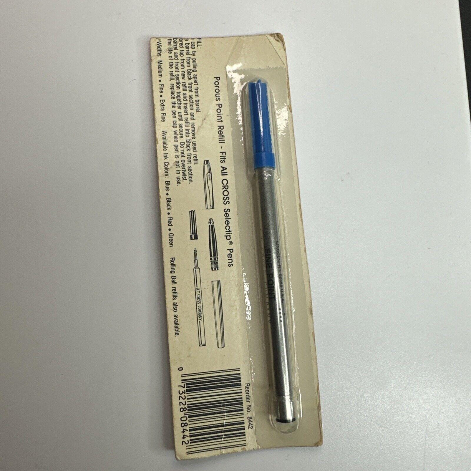 Felt Tip Pens Fine Point Cross 8442 Refill For Selectip Porous