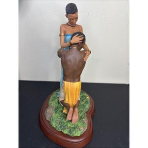 Thomas Blackshear Ebony Visions &quot;Cherished&quot; Figurine #3170 1999 w/ Box MCM Art
