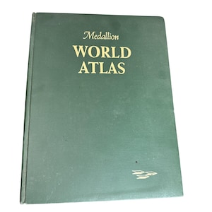 Atlas Medallion World Atlas by Hammond World Atlas Hardcover 1978