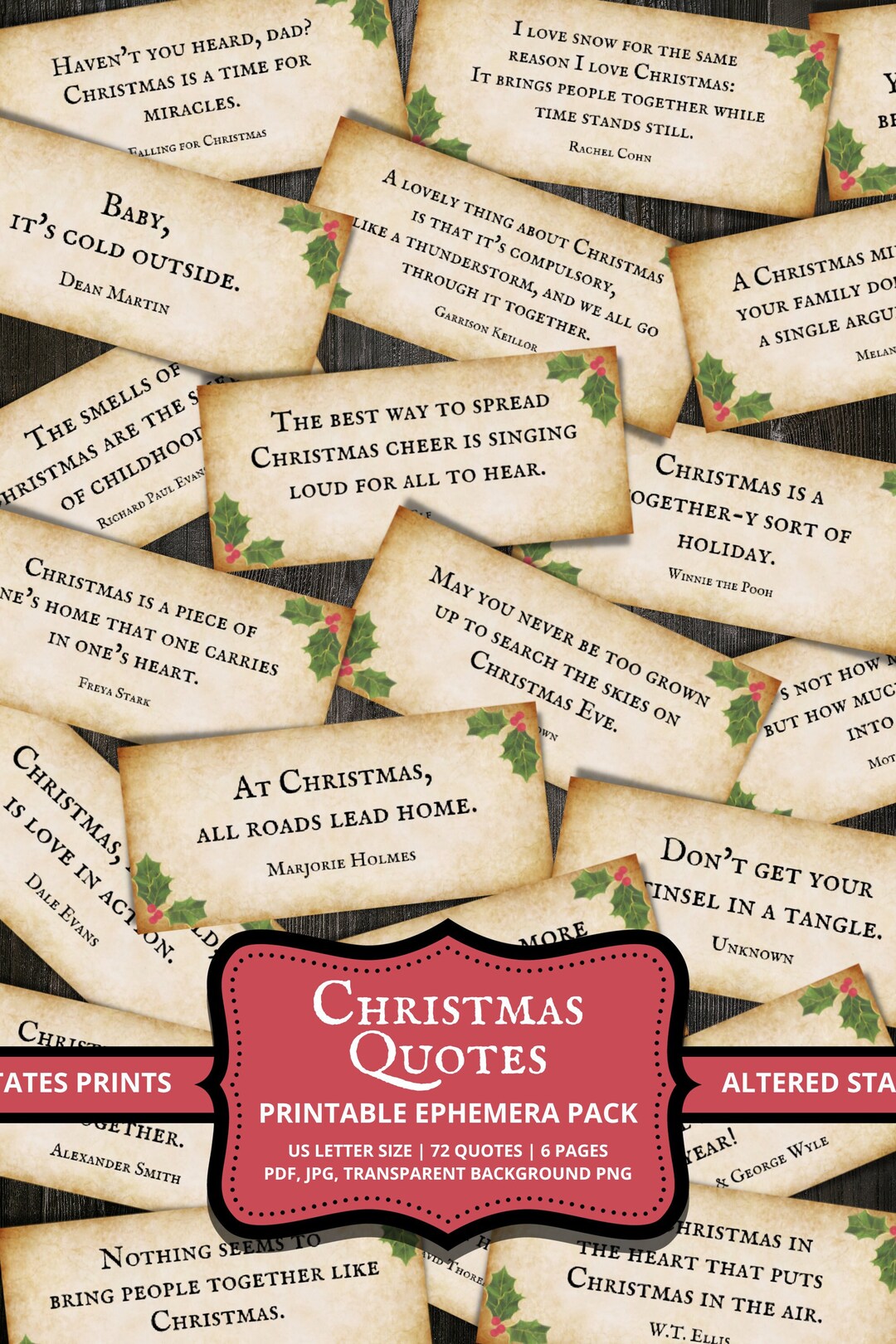 Vintage Christmas Sayings 
