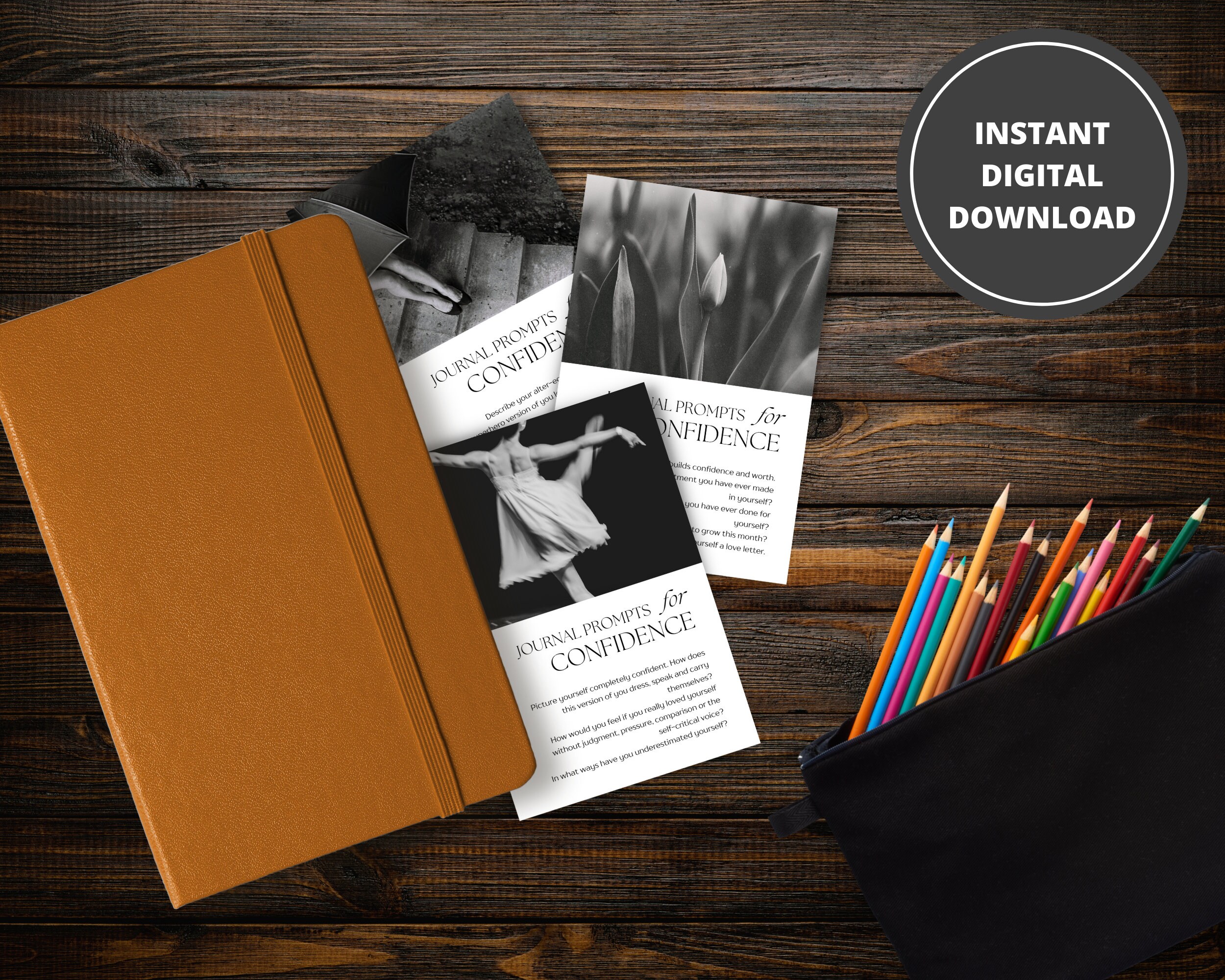 Journal Prompts for Confidence & Self Esteem, Journaling Prompts ...