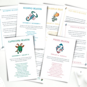Zodiac Journal Prompts, Journaling Prompts, Journal Prompt Cards, Astrologie Journal schreiben Prompts, Reflection Journal, Zodiac Printable