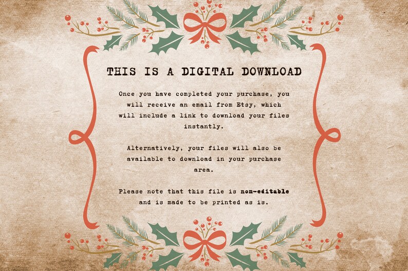 Vintage Christmas Quotes Ephemera Pack, Christmas Printable Sentiments